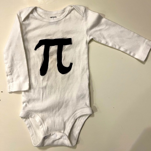 Carter's Other - Pi long sleeved Onesie
